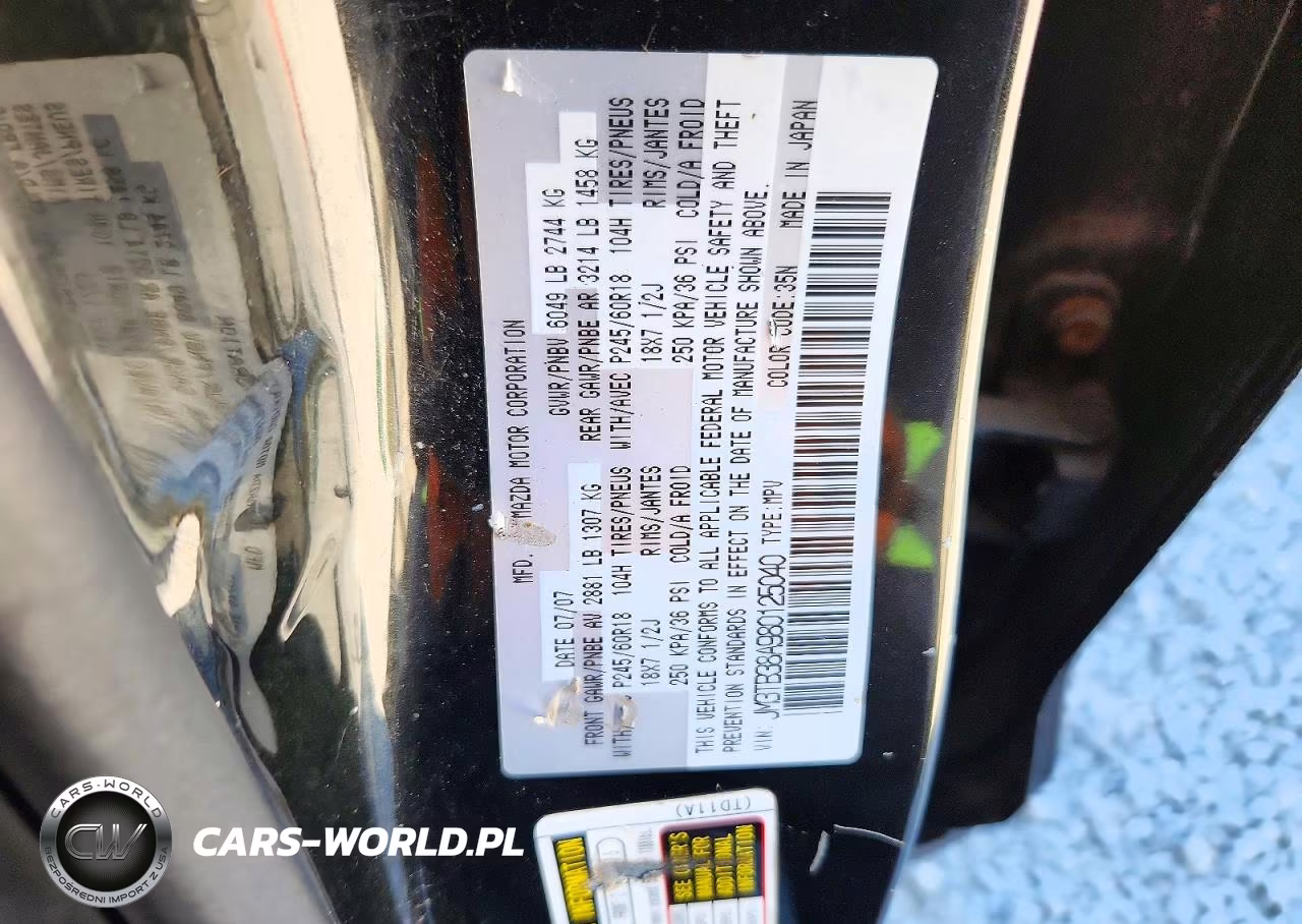 2008 Mazda Cx-9 VIN:JM3TB38A980125040 - 13