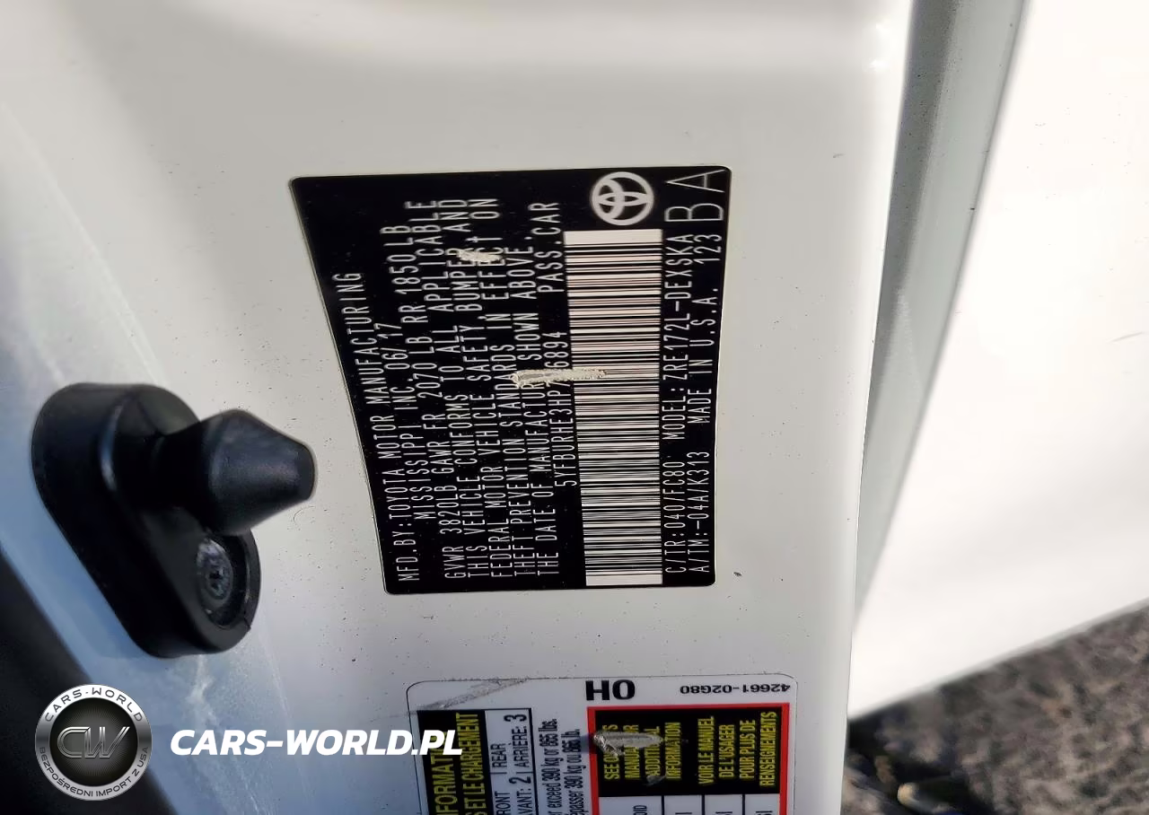 2017 Toyota Corolla Se VIN:5YFBURHE3HP716894 - 12