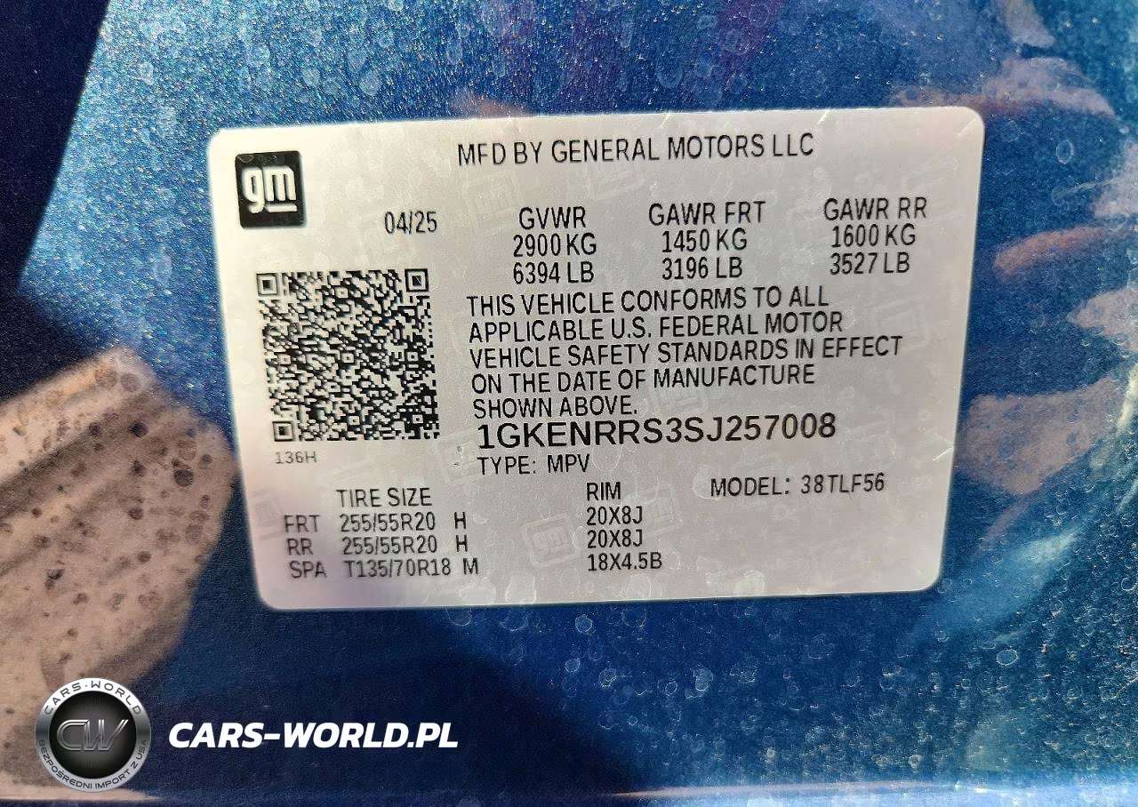 2025 GMC Acadia Denali VIN:1GKENRRS3SJ257008 - 13