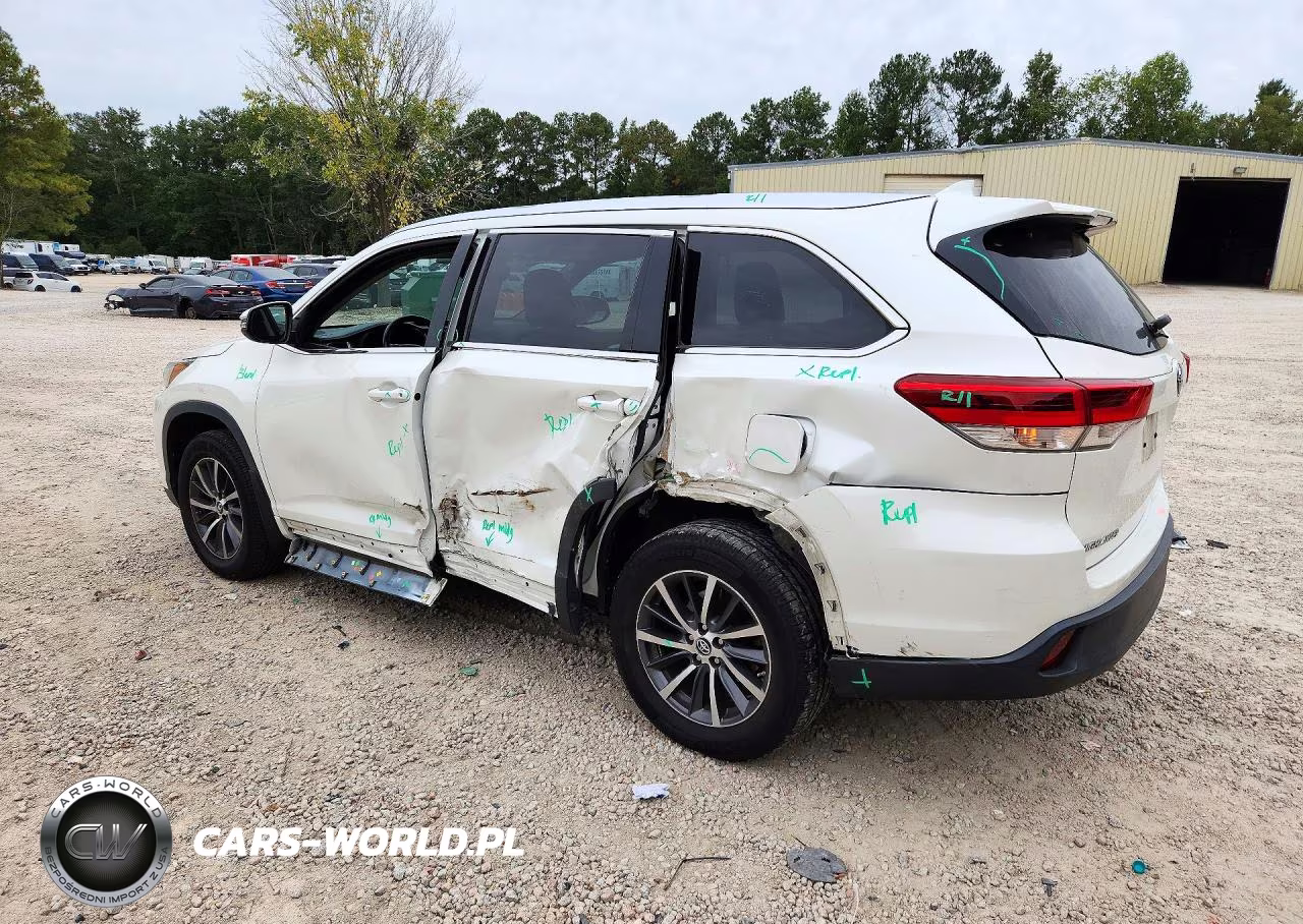 2018 Toyota Highlander Xle VIN:5TDJZRFH7JS535501 - 2