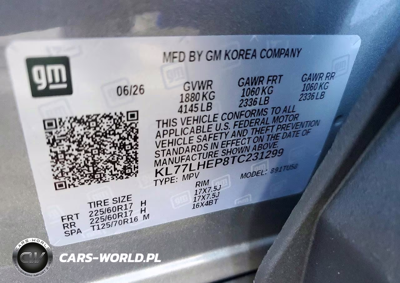 2026 Chevrolet Trax 1Lt VIN:KL77LHEP8TC231299 - 13