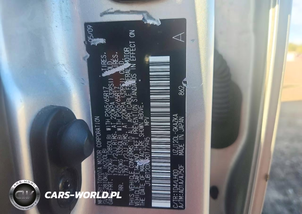 2009 Lexus Gx 470 VIN:JTJBT20X490177945 - 13