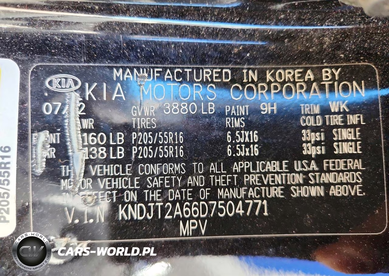 2013 Kia Soul + VIN:KNDJT2A66D7504771 - 12
