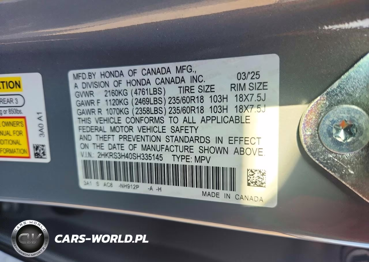2025 Honda Cr-V Ex VIN:2HKRS3H40SH335145 - 13