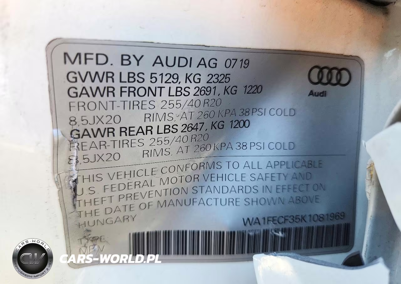 2019 Audi Q3 Prestige S-Line VIN:WA1FECF35K1081969 - 13