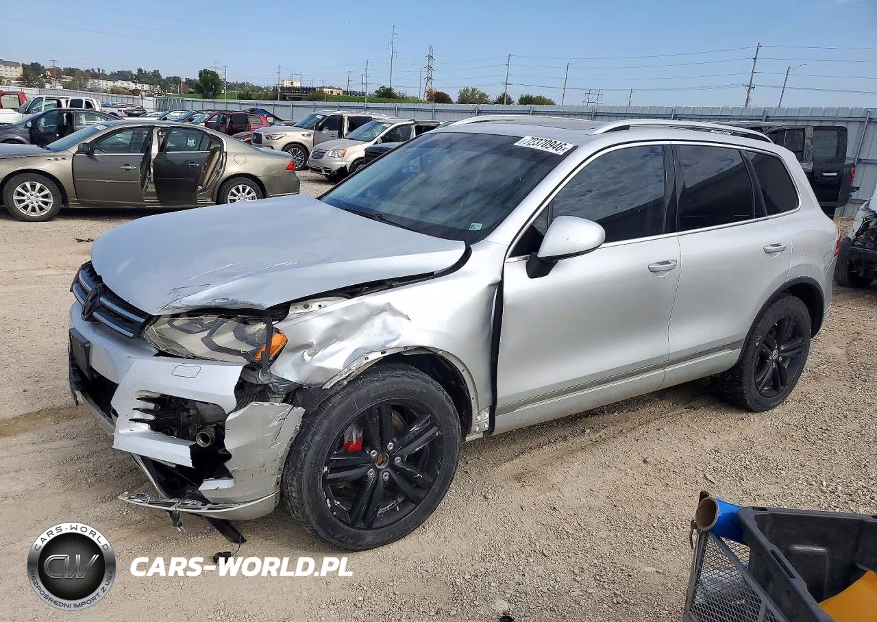 2012 Volkswagen Touareg V6 Tdi VIN:WVGEK9BP1CD008566 - 1