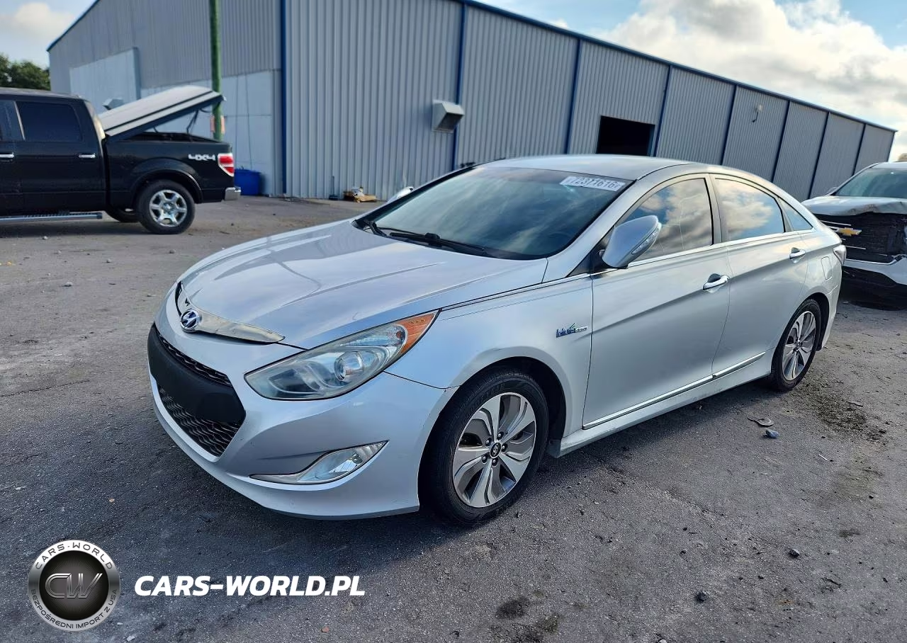 2013 Hyundai Sonata Hybrid VIN:KMHEC4A4XDA092977 - 1