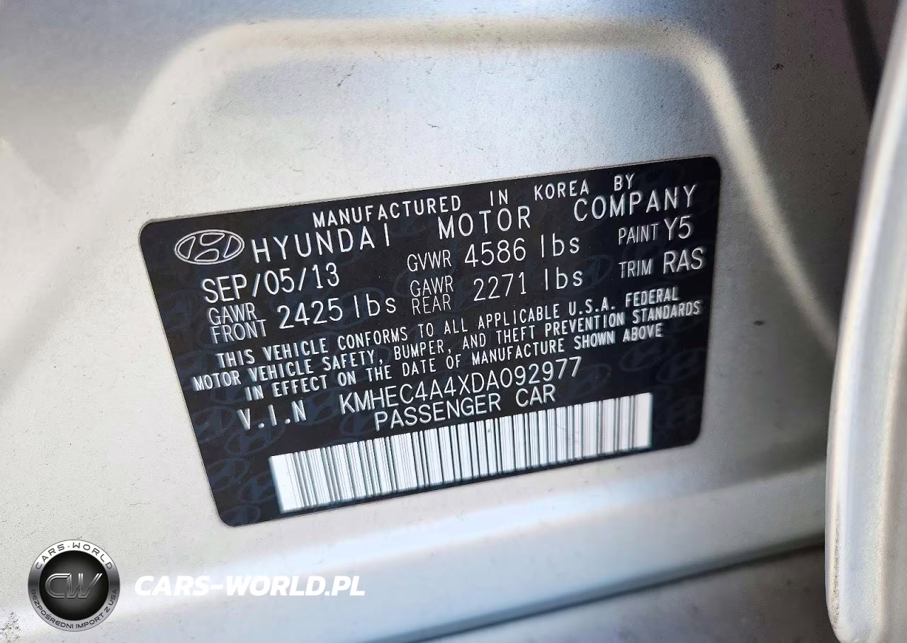 2013 Hyundai Sonata Hybrid VIN:KMHEC4A4XDA092977 - 12