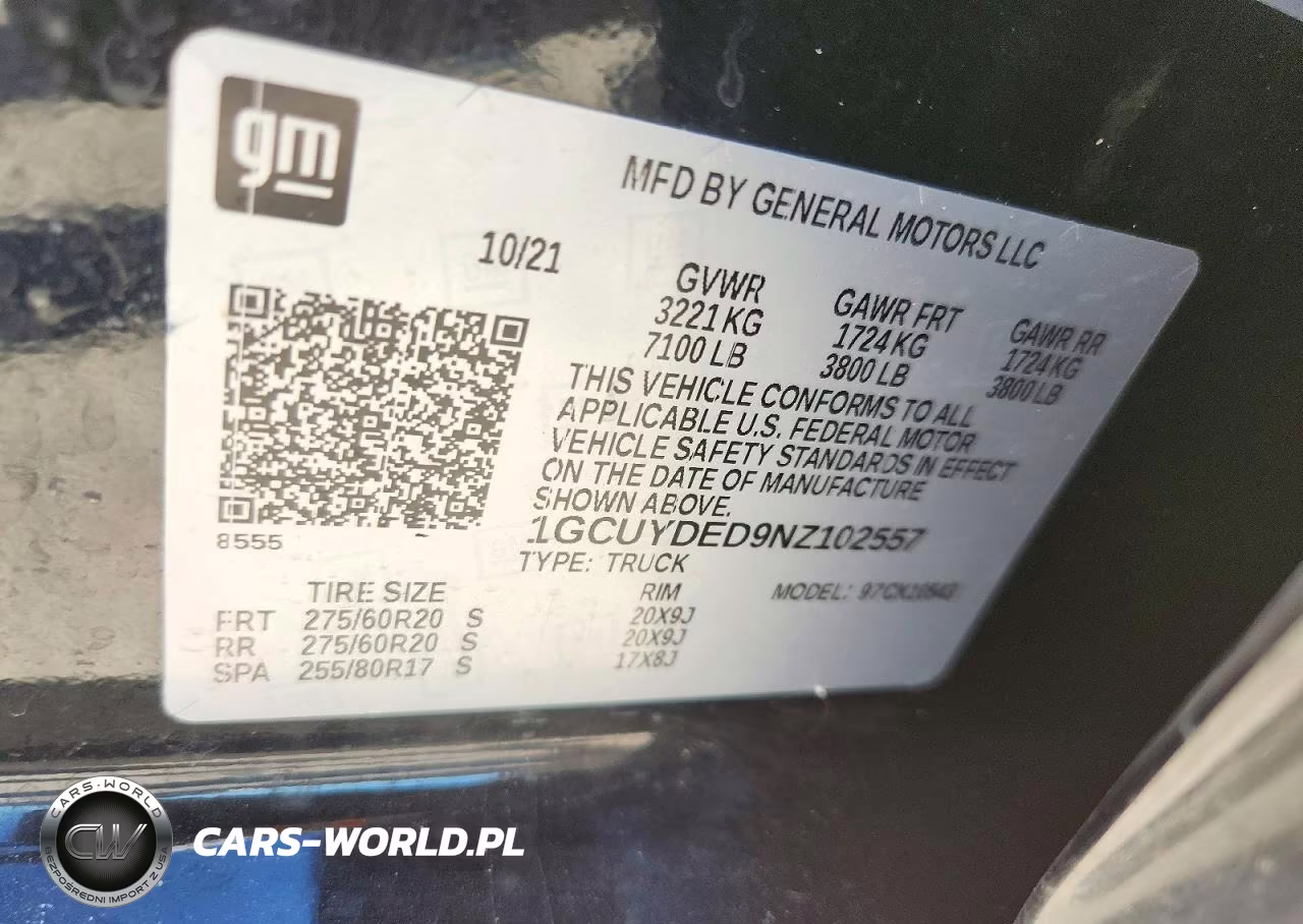 2022 Chevrolet Silverado 1500 Ltd 4Wd Short Bed Lt VIN:1GCUYDED9NZ102557 - 12