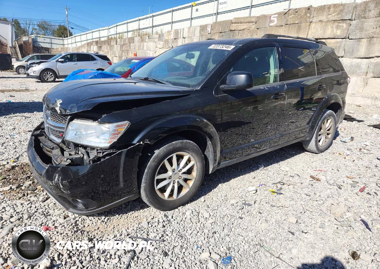 2017 Dodge Journey Sxt VIN:3C4PDCBG2HT536803 - 1