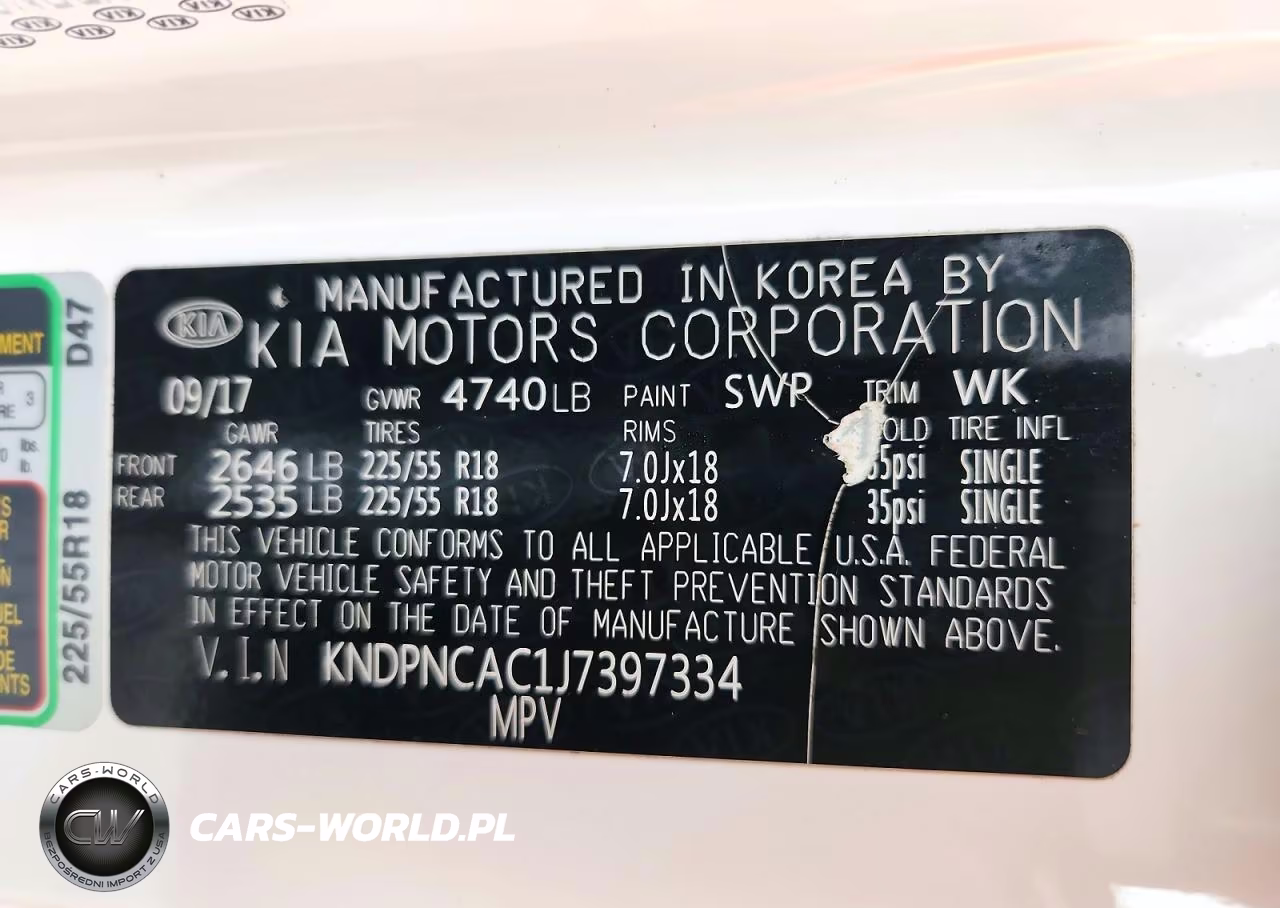 2018 Kia Sportage Ex VIN:KNDPNCAC1J7397334 - 13
