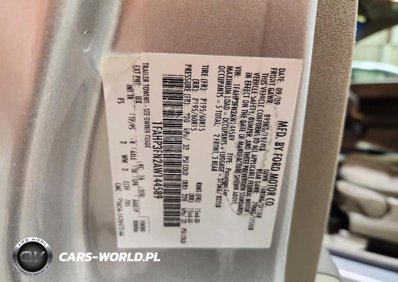 2010 Ford Focus Se VIN:1FAHP3FN2AW144589 - 12