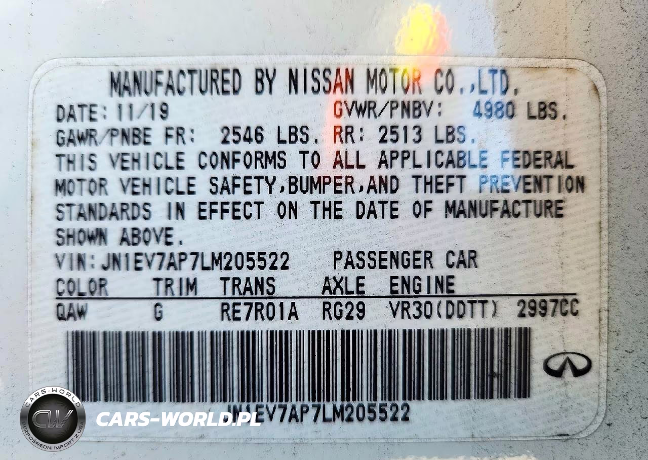 2020 Infiniti Q50 3.0T Luxe VIN:JN1EV7AP7LM205522 - 12