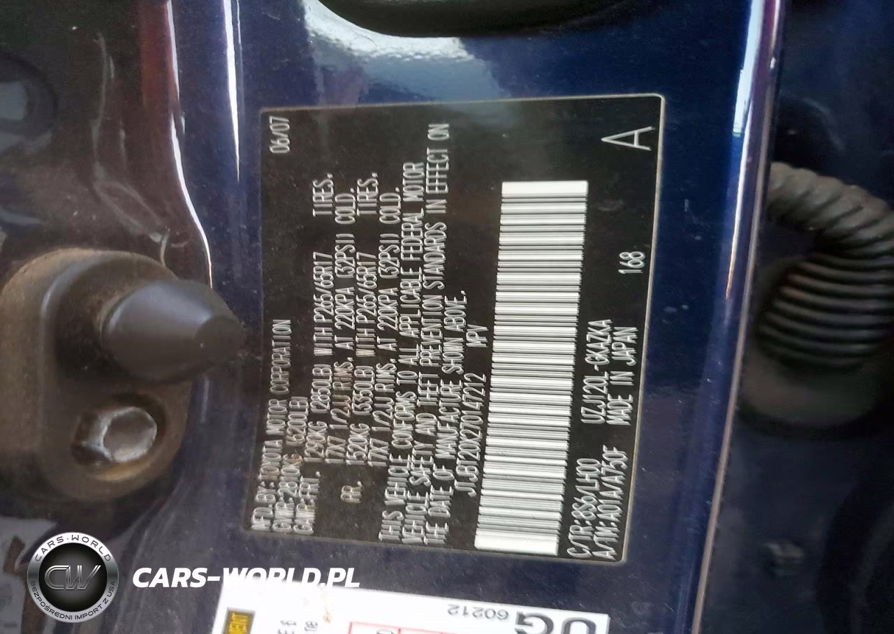 2007 Lexus Gx 470 VIN:JTJBT20X270147212 - 13