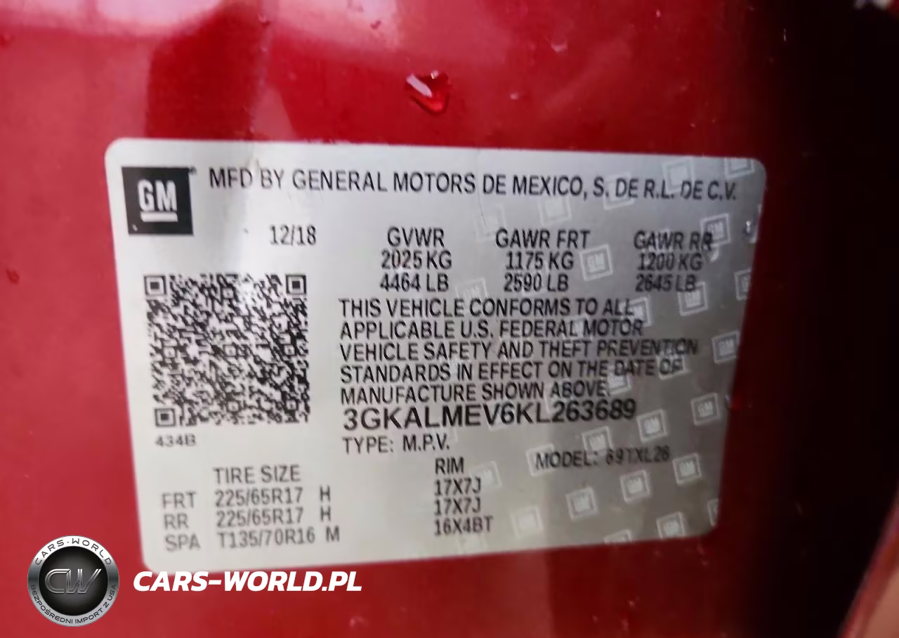 2019 GMC Terrain Sle VIN:3GKALMEV6KL263689 - 12