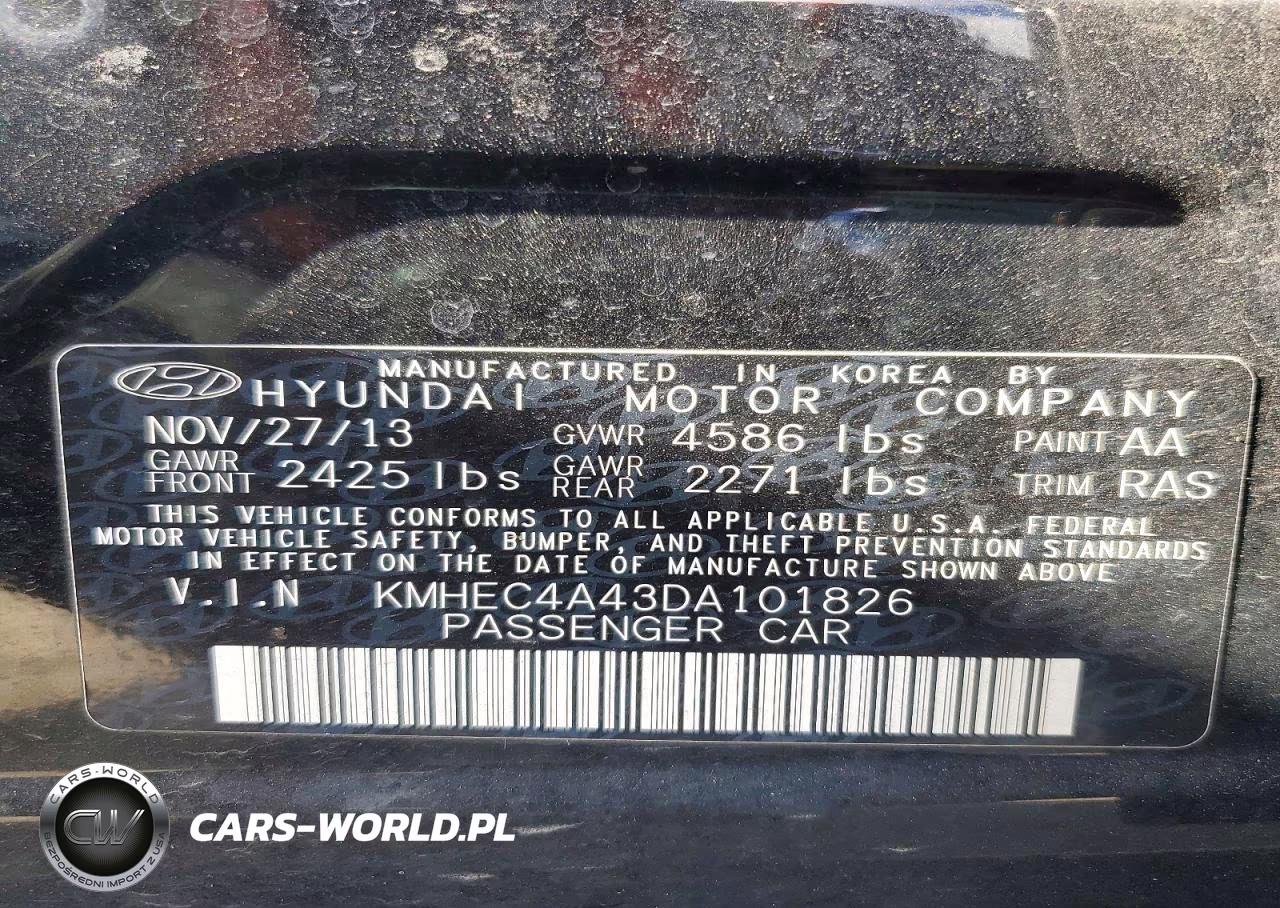 2013 Hyundai Sonata Hybrid VIN:KMHEC4A43DA101826 - 12
