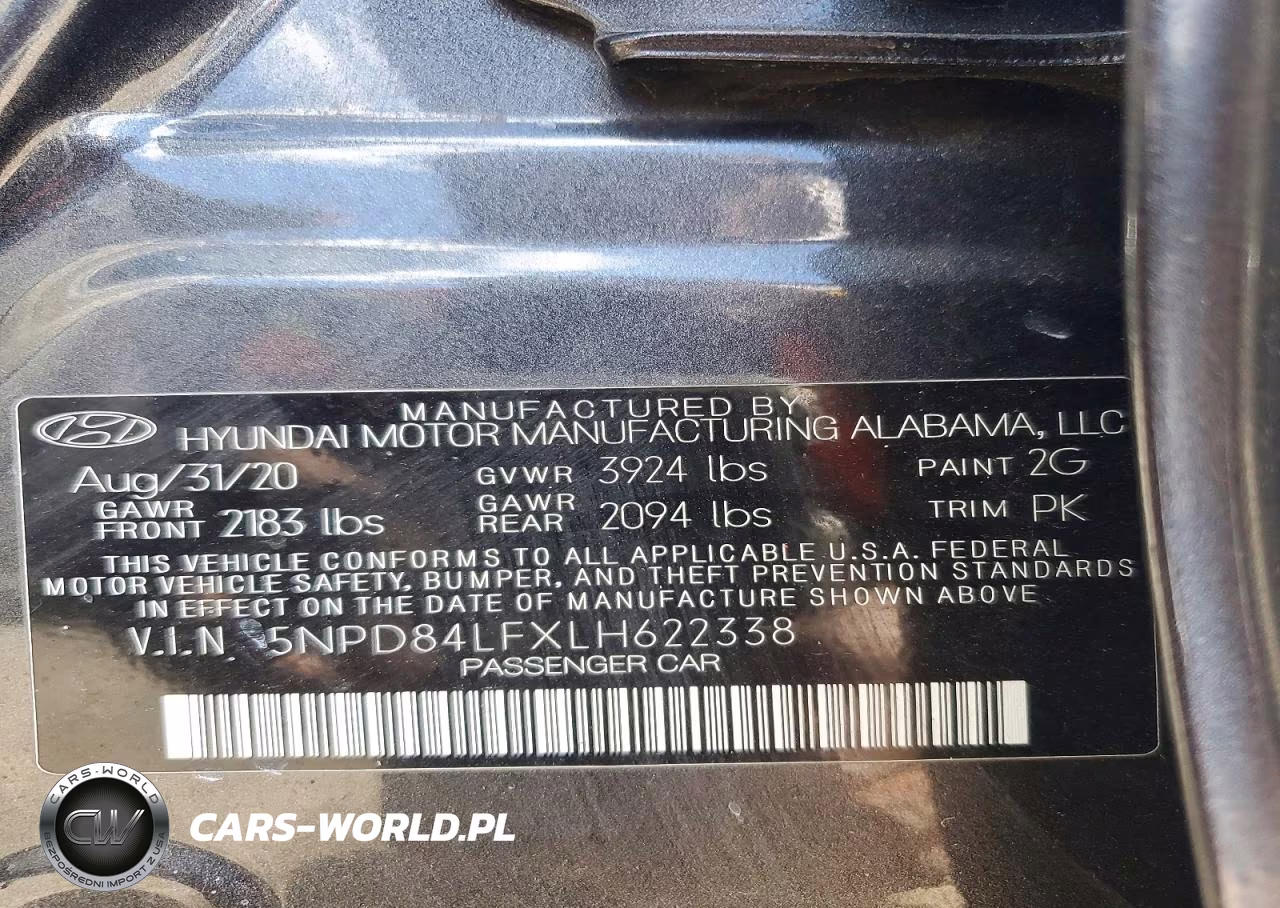2020 Hyundai Elantra Sel VIN:5NPD84LFXLH622338 - 12
