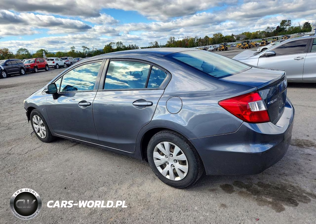 2012 Honda Civic Lx VIN:19XFB2F54CE313440 - 2