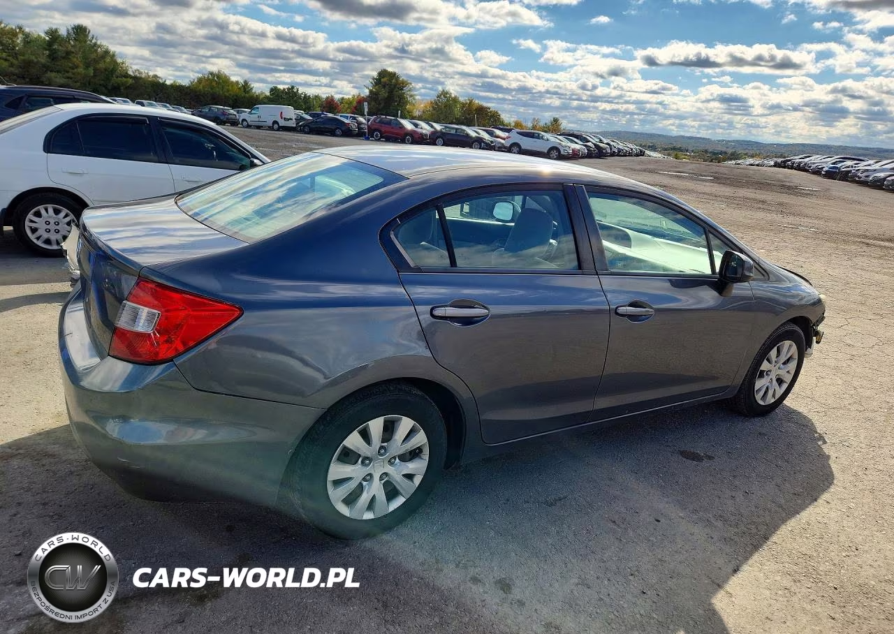 2012 Honda Civic Lx VIN:19XFB2F54CE313440 - 3