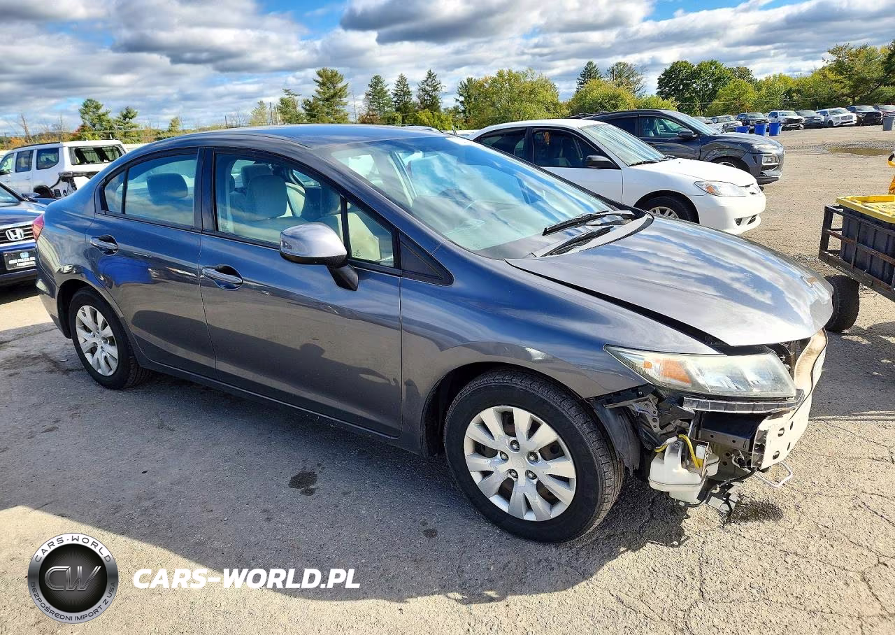2012 Honda Civic Lx VIN:19XFB2F54CE313440 - 4