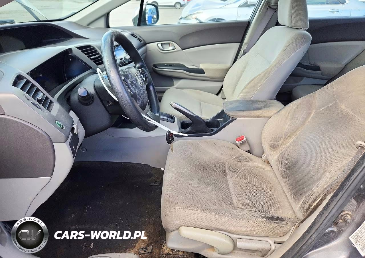 2012 Honda Civic Lx VIN:19XFB2F54CE313440 - 7
