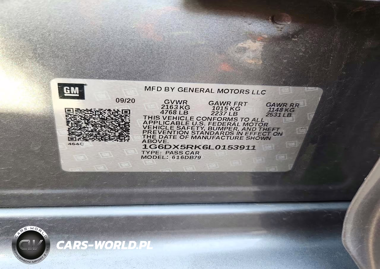 2020 Cadillac Ct5 Luxury VIN:1G6DX5RK6L0153911 - 12