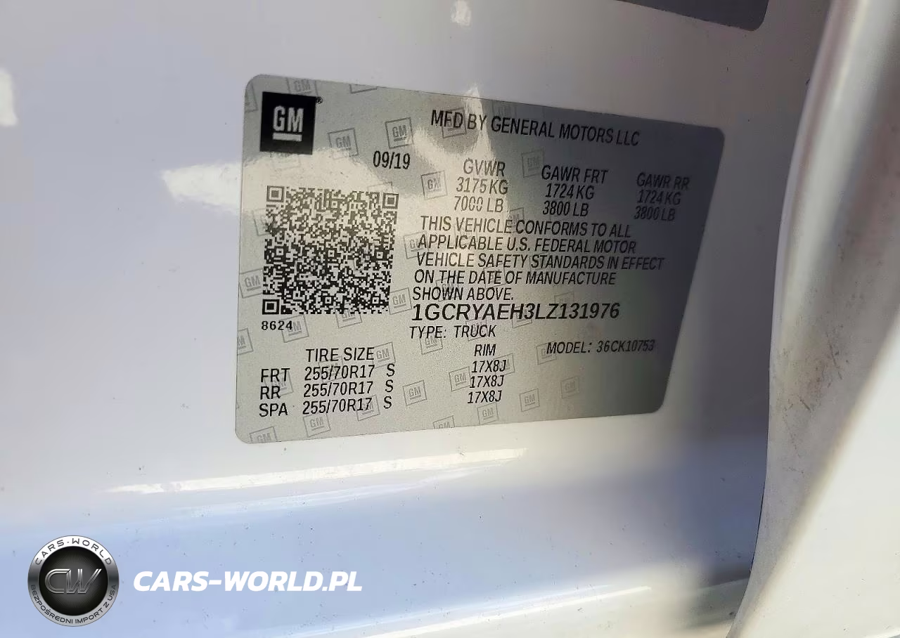 2020 Chevrolet Silverado K1500 VIN:1GCRYAEH3LZ131976 - 13