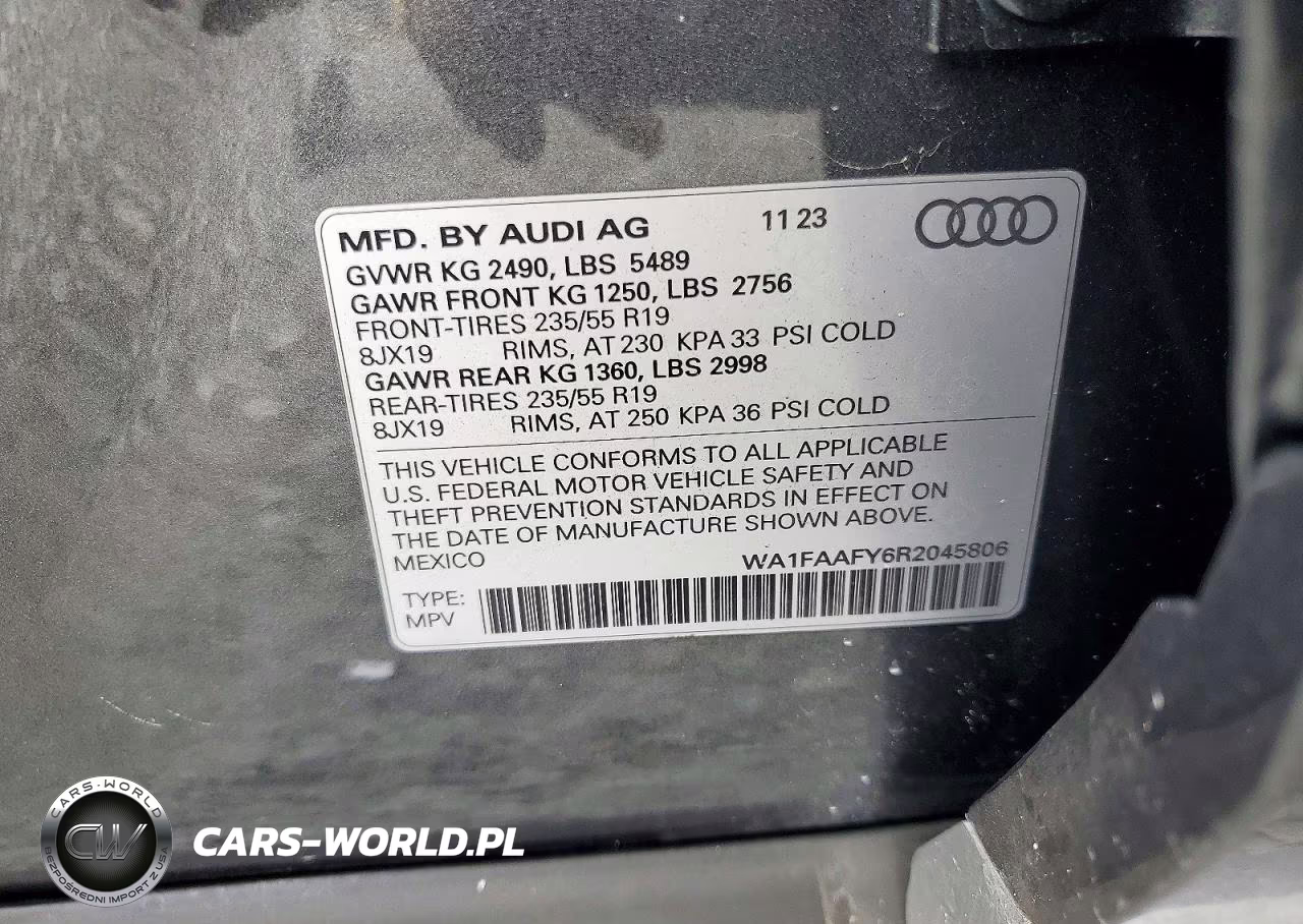 2024 Audi Q5 Prestige 45 VIN:WA1FAAFY6R2045806 - 13