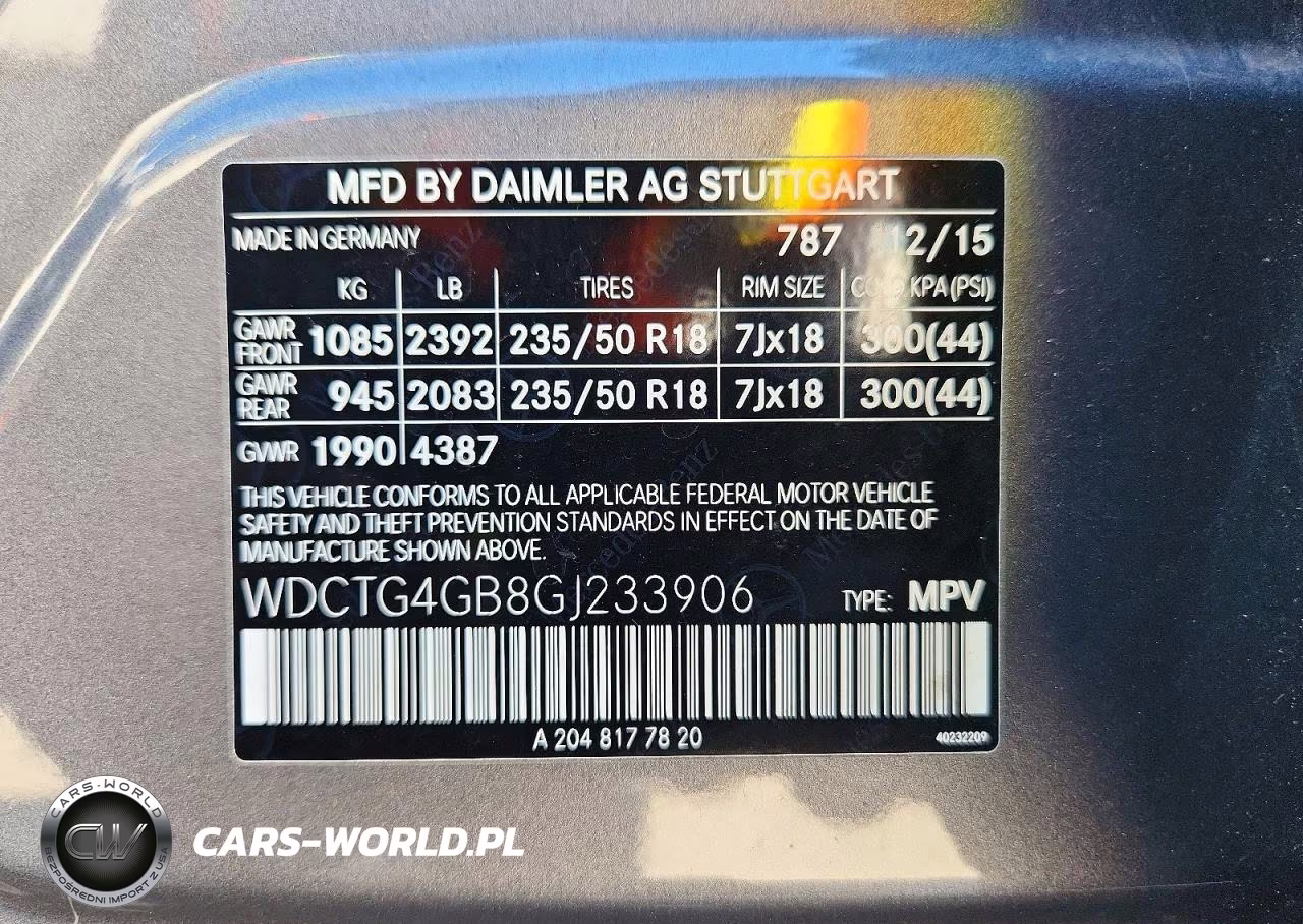 2016 Mercedes-Benz Gla 250 4Matic VIN:WDCTG4GB8GJ233906 - 13