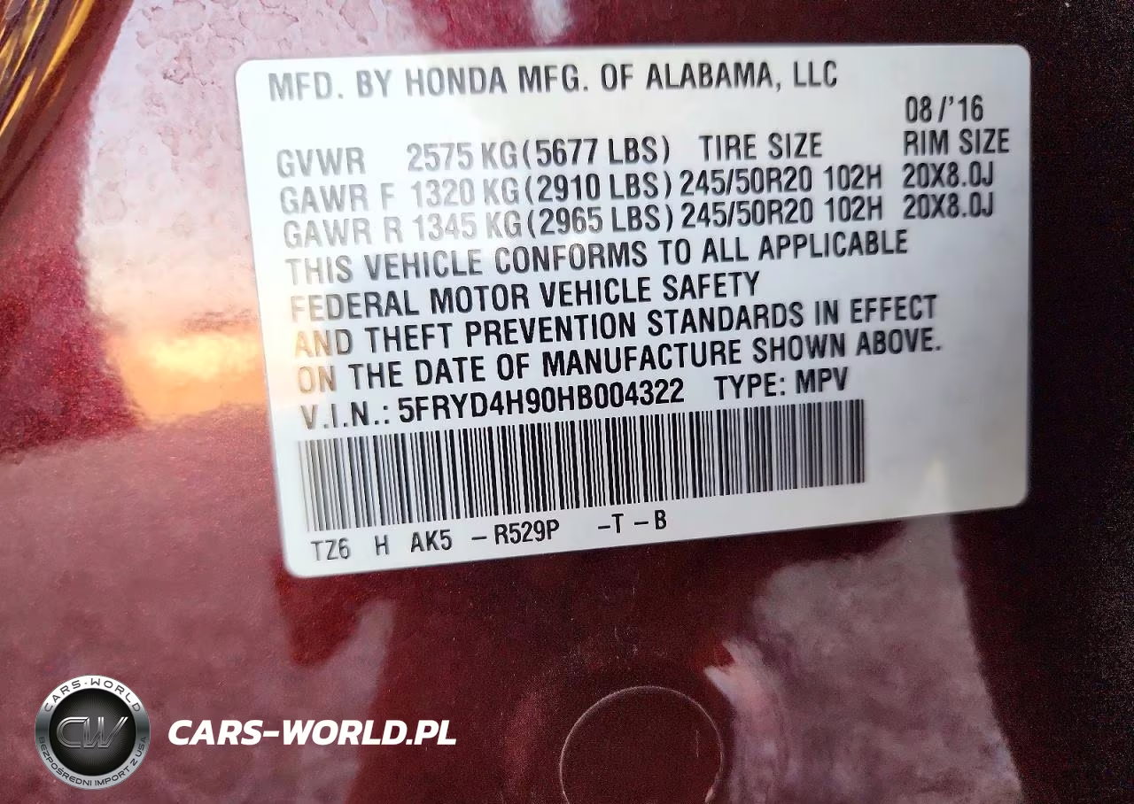 2017 Acura Mdx Advance VIN:5FRYD4H90HB004322 - 14