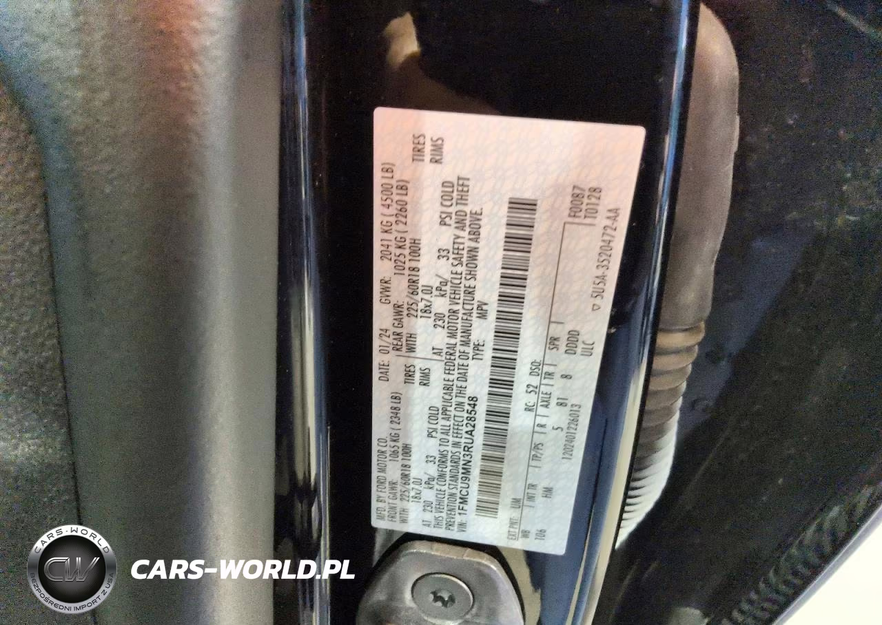 2024 Ford Escape St Line VIN:1FMCU9MN3RUA28548 - 13
