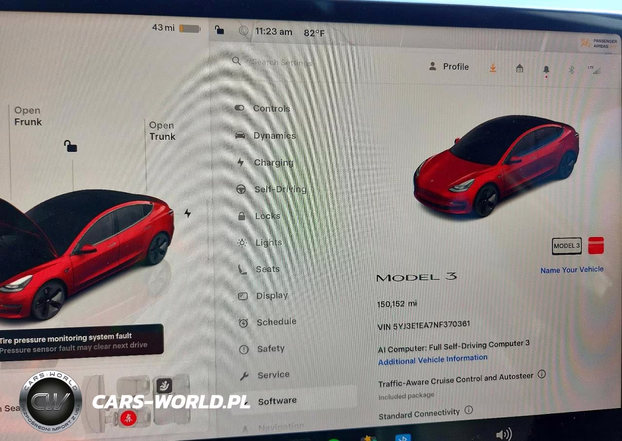 2022 Tesla Model 3 VIN:5YJ3E1EA7NF370361 - 9