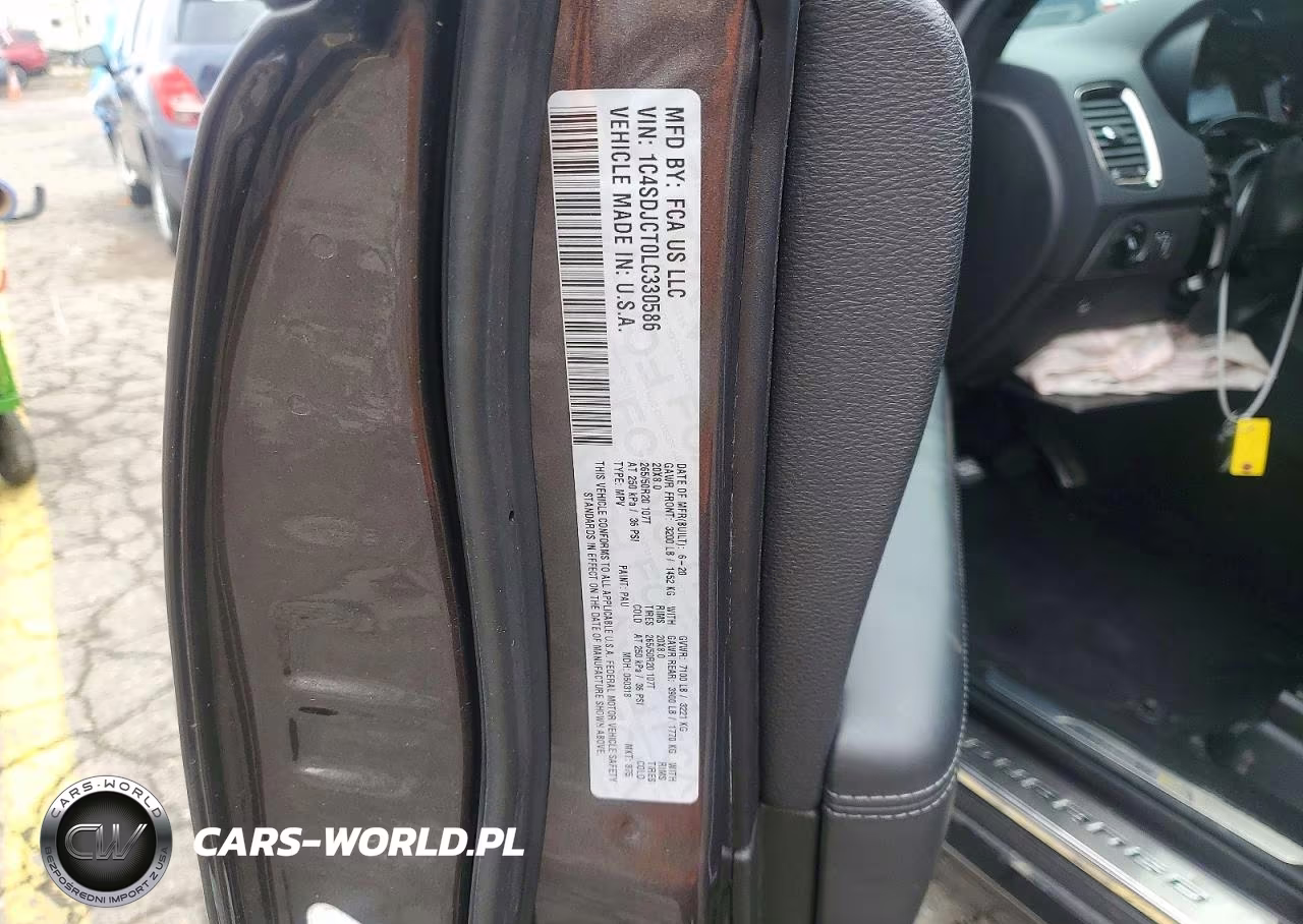 2020 Dodge Durango R-T VIN:1C4SDJCT0LC330586 - 13