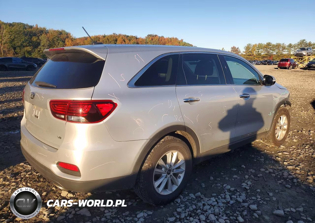 2019 Kia Sorento Lx V6 VIN:5XYPGDA50KG441796 - 3