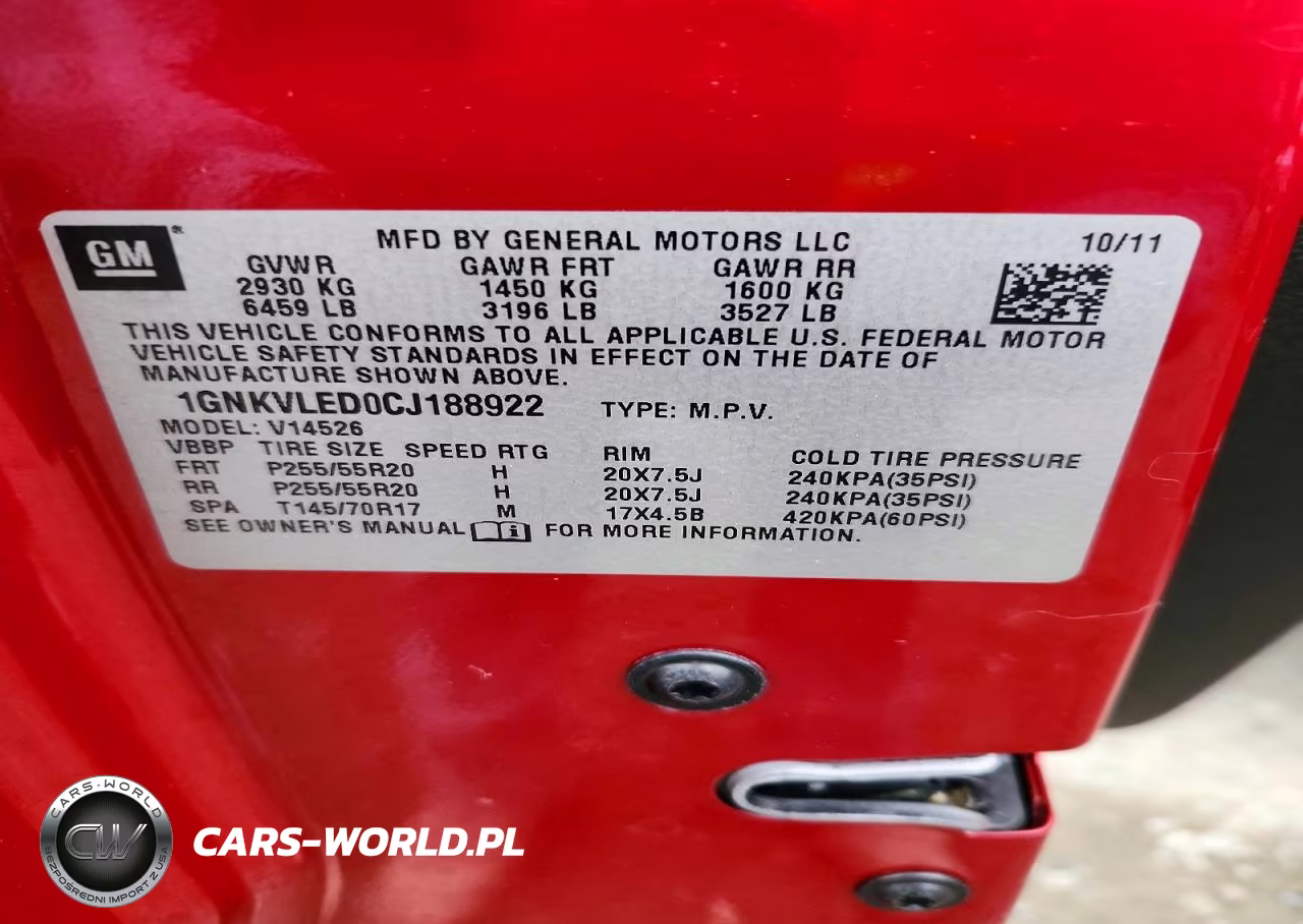 2012 Chevrolet Traverse Ltz VIN:1GNKVLED0CJ188922 - 13