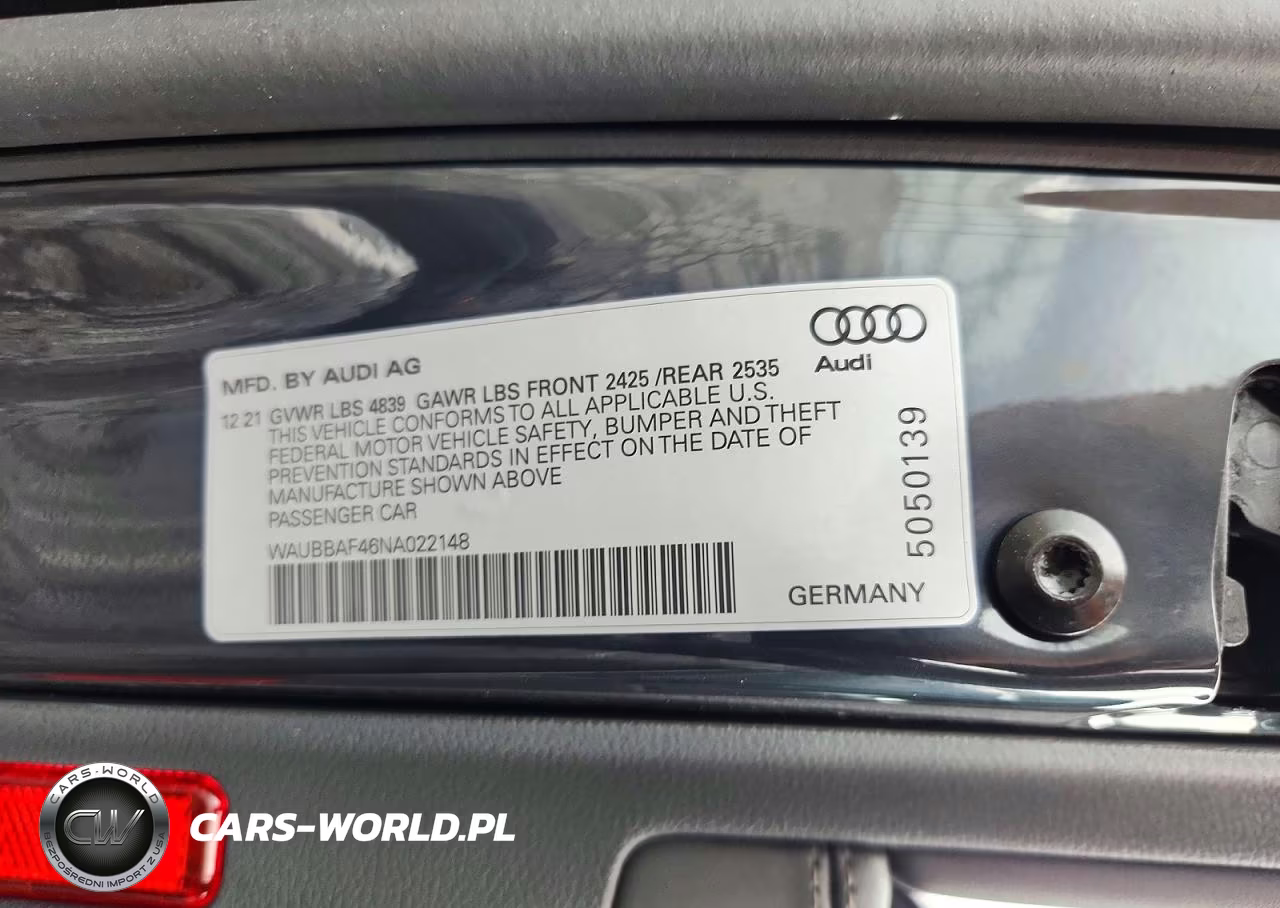 2022 Audi A4 Premium Plus 40 VIN:WAUBBAF46NA022148 - 12