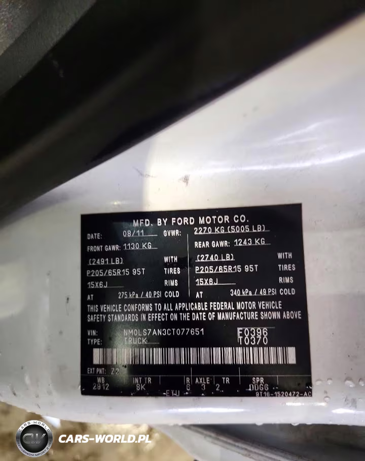 2012 Ford Transit Connect Xl VIN:NM0LS7AN3CT077651 - 13