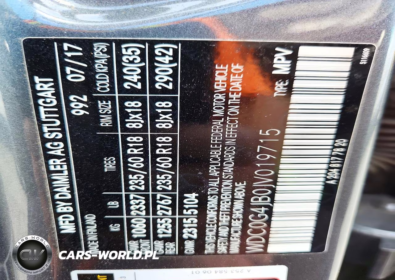 2018 Mercedes-Benz Glc 300 VIN:WDC0G4JB0JV019715 - 13