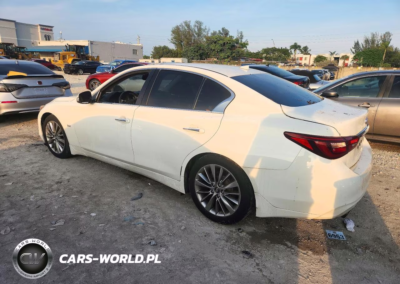 2018 Infiniti Q50 3.0T Luxe VIN:JN1EV7AP1JM591030 - 2