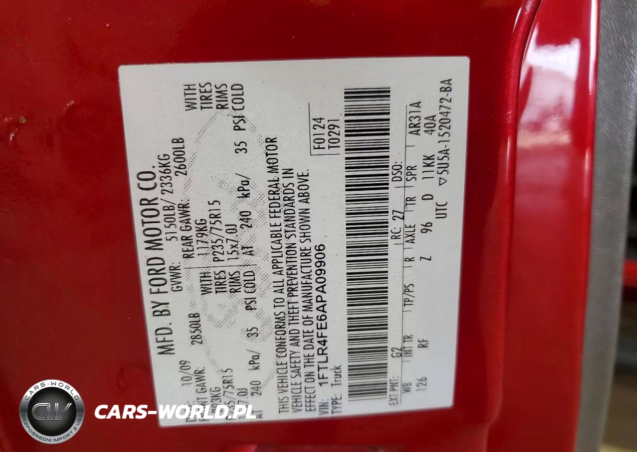 2010 Ford Ranger Super Cab VIN:1FTLR4FE6APA09906 - 12