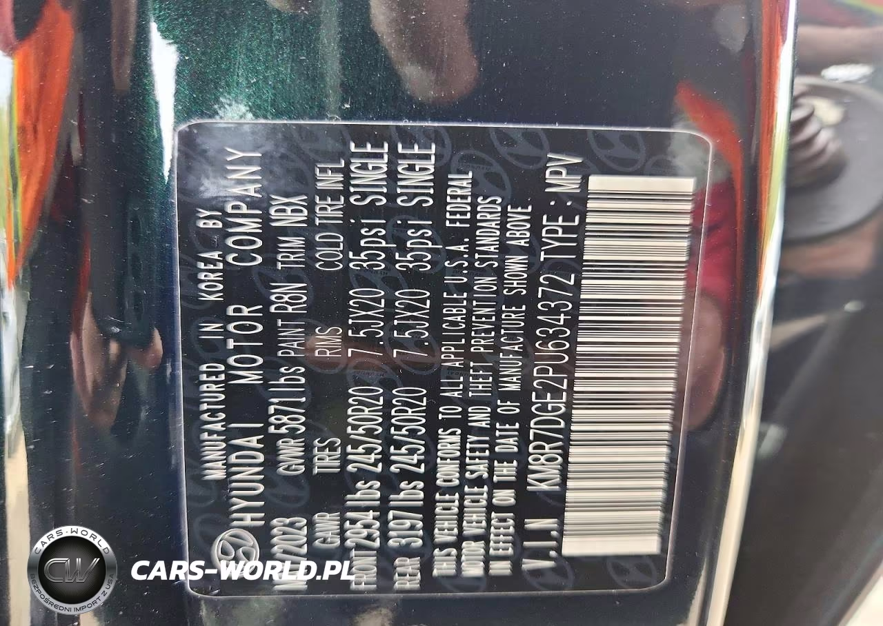 2023 Hyundai Palisade Calligraphy VIN:KM8R7DGE2PU634372 - 13
