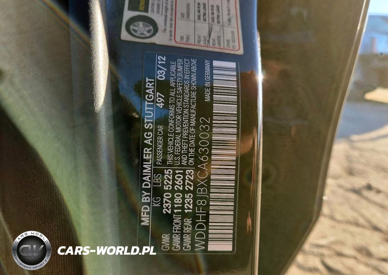 2012 Mercedes Benz E 350 4Matic VIN:WDDHF8JBXCA630032 - 12