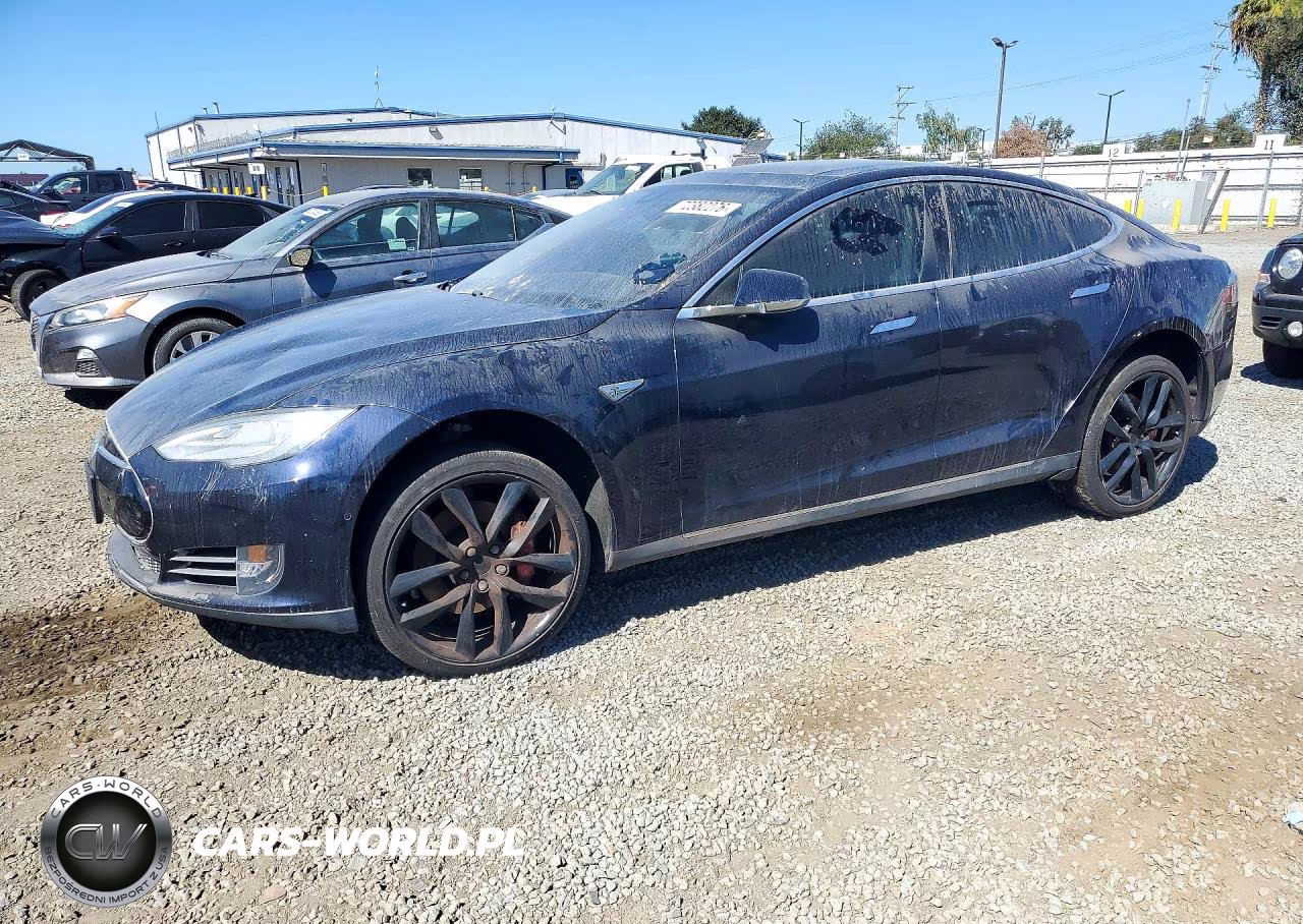 2014 Tesla Model S P85 VIN:5YJSA1H15EFP54030 - 1