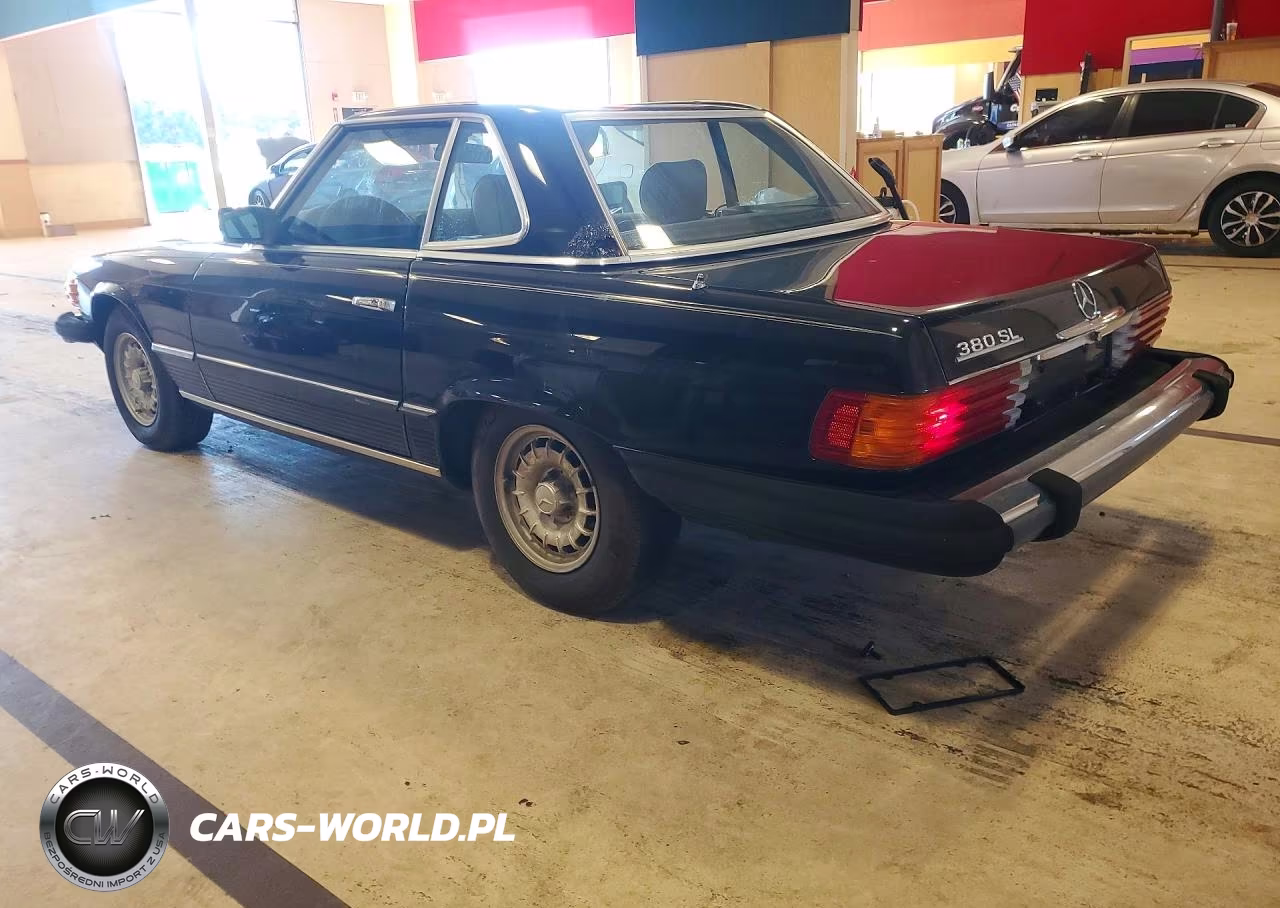 1982 Mercedes-Benz 380 Sl VIN:WDBBA45AXCB017555 - 2