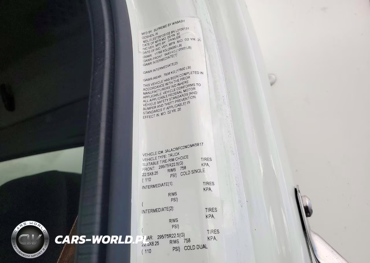 2021 Freightliner Business Class M2 Box Truck VIN:3ALACWFC0MDMK5817 - 11