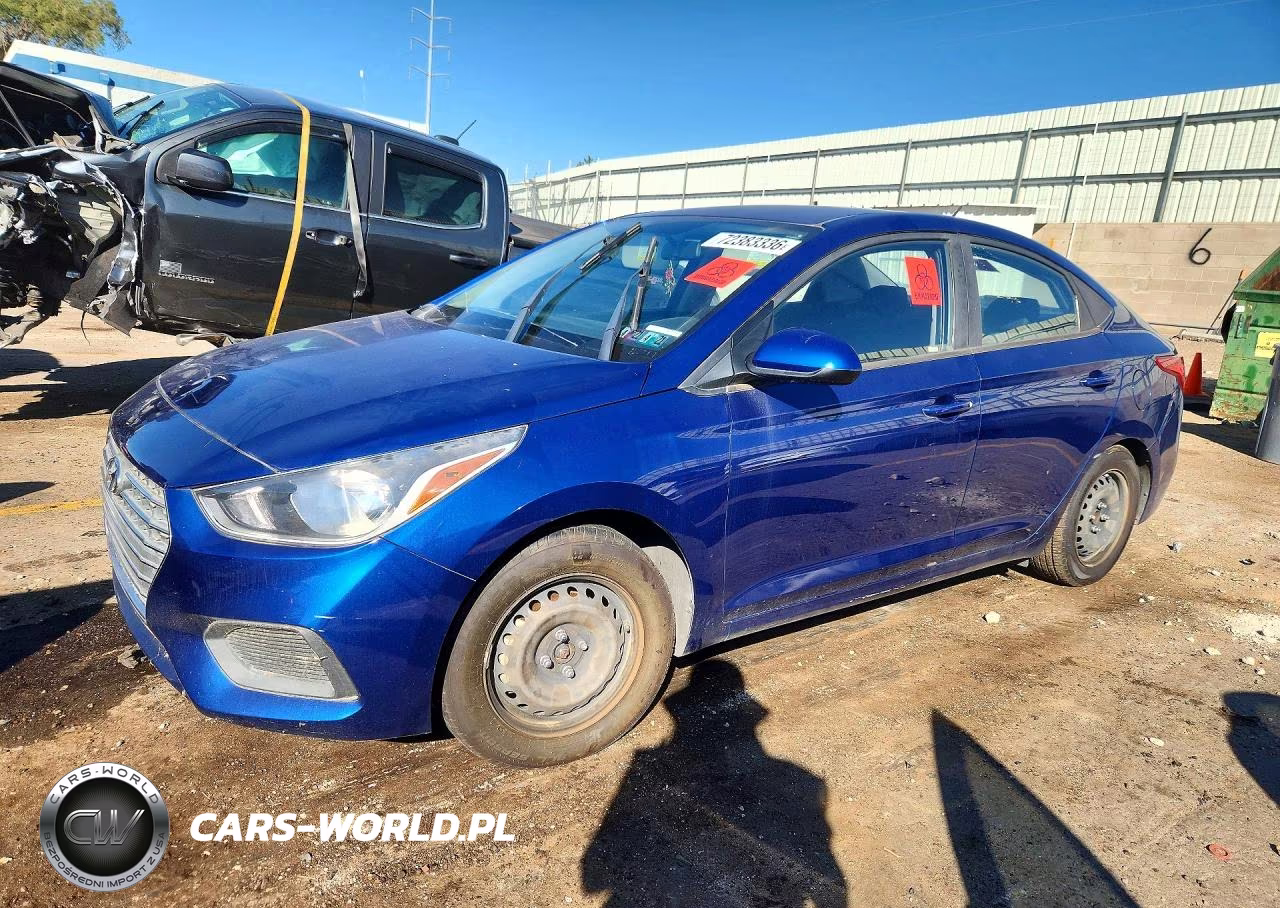 2019 Hyundai Accent Se VIN:3KPC24A30KE078067 - 1