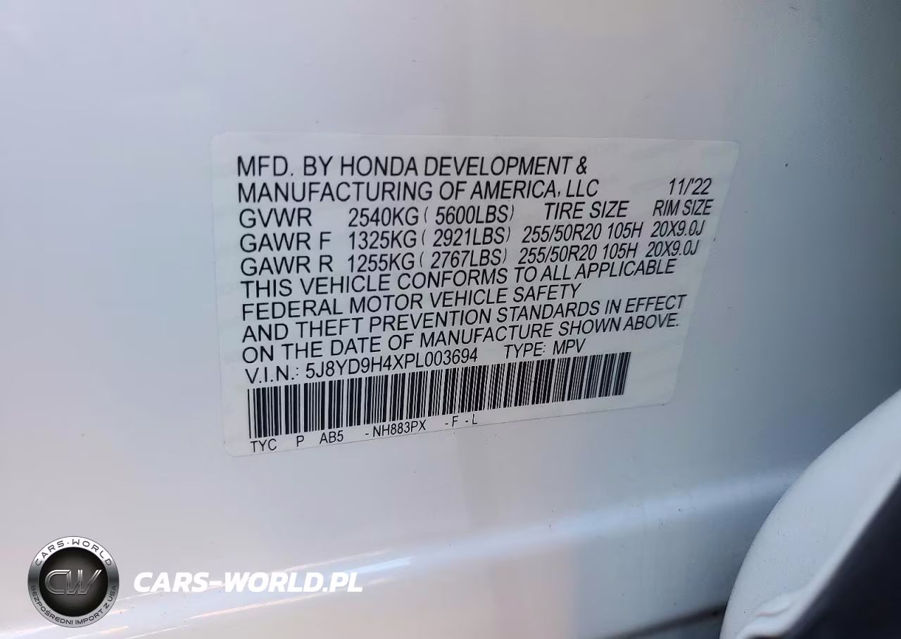 2023 Acura Mdx Technology VIN:5J8YD9H4XPL003694 - 13