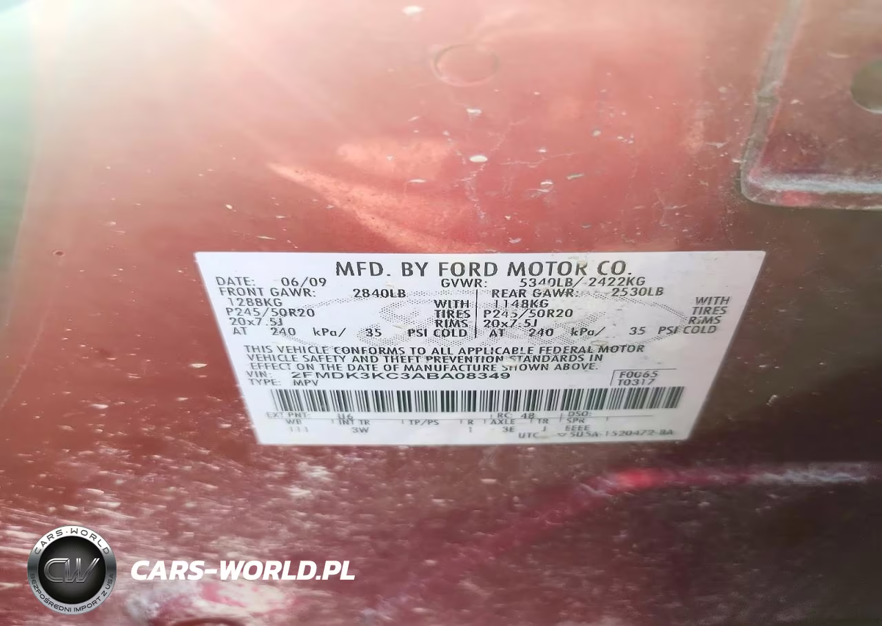 2010 Ford Edge Limited VIN:2FMDK3KC3ABA08349 - 13