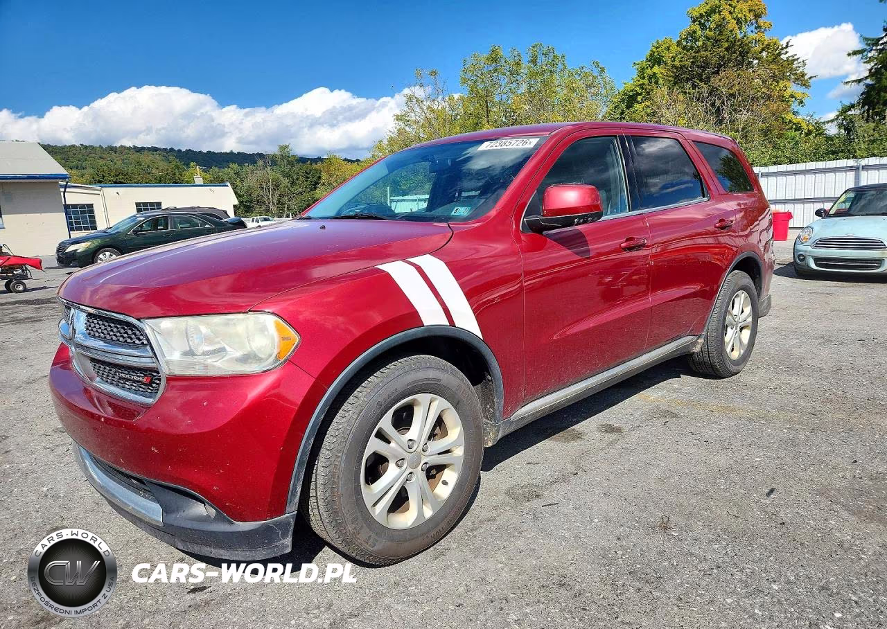 2013 Dodge Durango Sxt VIN:1C4RDJAG0DC697347 - 1