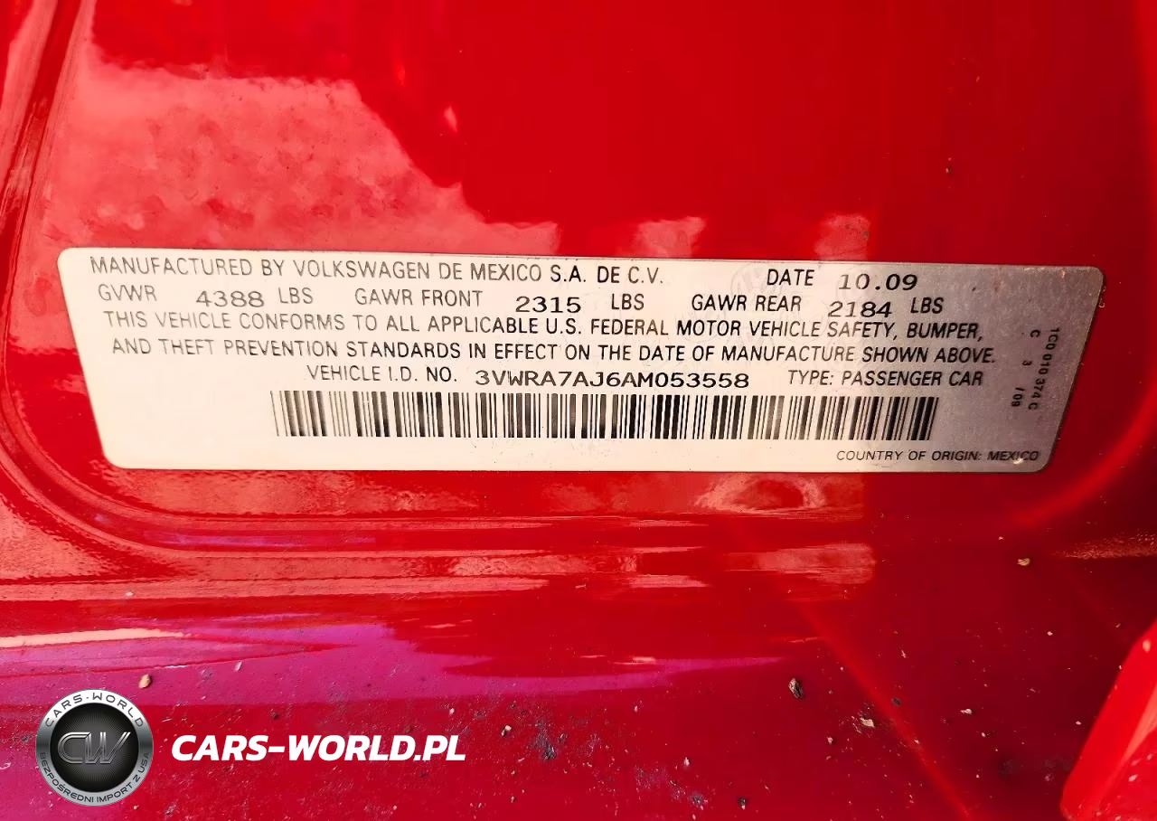 2010 Volkswagen Jetta Wolfsburg VIN:3VWRA7AJ6AM053558 - 12
